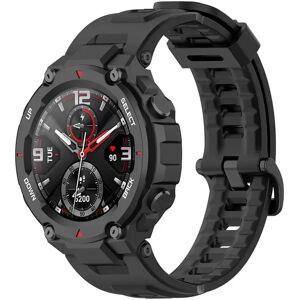 INF Bracelet de montre en silicone pour Amazfit T-Rex Pro Le noir - Publicité INF Bracelet de montre en silicone pour Amazfit T-Rex Pro Le noir - Publicité
