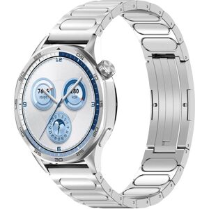 INF Bracelet de montre en titane pour montre connectée 22 mm Fermoir de sécurité Argent Boucle déployante - Publicité INF Bracelet de montre en titane pour montre connectée 22 mm Fermoir de sécurité Argent Boucle déployante - Publicité
