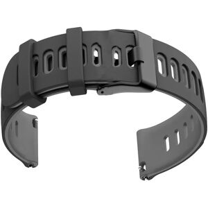 INF Bracelet de montre en silicone Noir + Gris 22 mm - Publicité INF Bracelet de montre en silicone Noir + Gris 22 mm - Publicité