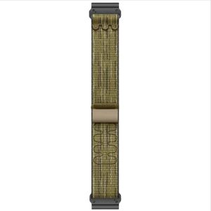 INF Bracelet de montre en nylon à dégagement rapide de 20 mm pour Garmin Fenix 8/567Xpro Vert 20 mm - Publicité INF Bracelet de montre en nylon à dégagement rapide de 20 mm pour Garmin Fenix 8/567Xpro Vert 20 mm - Publicité