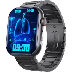 INF Montre connectée ECG avec moniteur de fréquence cardiaque et moniteur d'activité physique, avec plusieurs modes sportifs Bracelet noir à trois per - Publicité INF Montre connectée ECG avec moniteur de fréquence cardiaque et moniteur d'activité physique, avec plusieurs modes sportifs Bracelet noir à trois per - Publicité