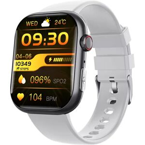 INF Montre connectée ECG avec moniteur de fréquence cardiaque et moniteur d'activité physique, avec plusieurs modes sportifs Bracelet noir et gris - Publicité INF Montre connectée ECG avec moniteur de fréquence cardiaque et moniteur d'activité physique, avec plusieurs modes sportifs Bracelet noir et gris - Publicité