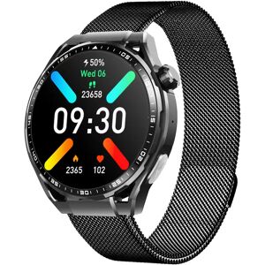 INF Montre connectée avec ECG, cardiofréquencemètre, suivi d'activité et plusieurs modes sportifs Bracelet milanais noir - Publicité INF Montre connectée avec ECG, cardiofréquencemètre, suivi d'activité et plusieurs modes sportifs Bracelet milanais noir - Publicité