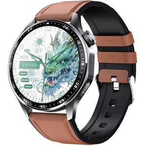 INF Montre connectée - ECG Fréquence cardiaque Tensiomètre Podomètre Cuir noir et marron - Publicité INF Montre connectée - ECG Fréquence cardiaque Tensiomètre Podomètre Cuir noir et marron - Publicité