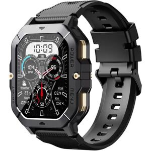 INF Montre connectée avec moniteur de fréquence cardiaque, de pression artérielle et d'oxygène sanguin Le noir - Publicité INF Montre connectée avec moniteur de fréquence cardiaque, de pression artérielle et d'oxygène sanguin Le noir - Publicité