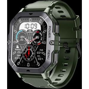 INF Montre connectée avec moniteur de fréquence cardiaque, de pression artérielle et d'oxygène sanguin olive - Publicité INF Montre connectée avec moniteur de fréquence cardiaque, de pression artérielle et d'oxygène sanguin olive - Publicité