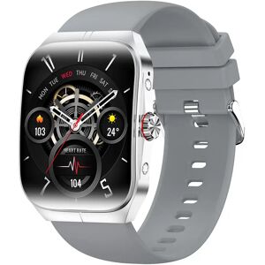 INF Montre connectée avec surveillance de la fréquence cardiaque, de la pression artérielle et de l'oxygène dans le sang Argent - Publicité INF Montre connectée avec surveillance de la fréquence cardiaque, de la pression artérielle et de l'oxygène dans le sang Argent - Publicité