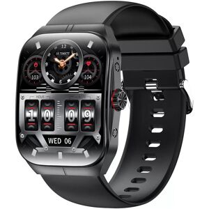INF Montre connectée avec surveillance de la fréquence cardiaque, de la pression artérielle et de l'oxygène dans le sang Le noir - Publicité INF Montre connectée avec surveillance de la fréquence cardiaque, de la pression artérielle et de l'oxygène dans le sang Le noir - Publicité