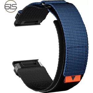 INF Bracelet de montre en nylon 22 mm pour Garmin Fenix 8/7X Pro/5X 6X Bleu - Publicité INF Bracelet de montre en nylon 22 mm pour Garmin Fenix 8/7X Pro/5X 6X Bleu - Publicité