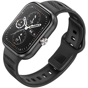 INF Bracelet de Montre en Silicone Premium pour Haylou Le noir - Publicité INF Bracelet de Montre en Silicone Premium pour Haylou Le noir - Publicité