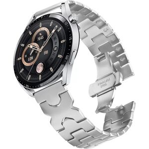 INF Bracelet en Acier Inoxydable avec Boucle Papillon 22mm pour Samsung Galaxy Watch, Série Huawei Argent - Publicité INF Bracelet en Acier Inoxydable avec Boucle Papillon 22mm pour Samsung Galaxy Watch, Série Huawei Argent - Publicité