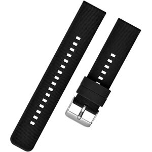 INF Bracelet de Montre en Silicone pour Montres Connectées Xiaomi et Samsung Le noir 18 mm - Publicité INF Bracelet de Montre en Silicone pour Montres Connectées Xiaomi et Samsung Le noir 18 mm - Publicité