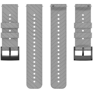 INF Bracelet en silicone pour montres intelligentes Suunto et Fossil Gris - Publicité INF Bracelet en silicone pour montres intelligentes Suunto et Fossil Gris - Publicité