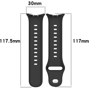 INF Bracelet élégant en silicone pour Vivo Watch 5 Le noir - Publicité INF Bracelet élégant en silicone pour Vivo Watch 5 Le noir - Publicité