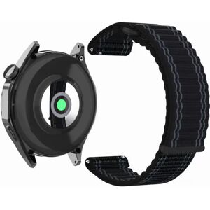 INF Bracelet de Montre en Nylon pour Huawei, 22 mm Universel Le noir - Publicité INF Bracelet de Montre en Nylon pour Huawei, 22 mm Universel Le noir - Publicité