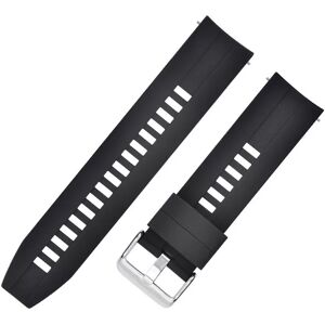 INF Bracelet en silicone de 22 mm pour Huawei GT3/Watch 4/Honor/Samsung Le noir - Publicité INF Bracelet en silicone de 22 mm pour Huawei GT3/Watch 4/Honor/Samsung Le noir - Publicité