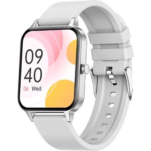 INF Montre connectée élégante MX8pro : appels Bluetooth et suivi de la condition physique Argent - Publicité INF Montre connectée élégante MX8pro : appels Bluetooth et suivi de la condition physique Argent - Publicité