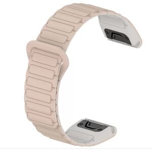 INF Bracelet de montre en silicone pour Garmin Fenix 8/7X/Epix Beige 26 mm - Publicité INF Bracelet de montre en silicone pour Garmin Fenix 8/7X/Epix Beige 26 mm - Publicité