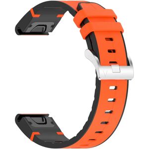 INF Bracelet de montre orange 22 mm - Bracelet en cuir silicone - Publicité INF Bracelet de montre orange 22 mm - Bracelet en cuir silicone - Publicité