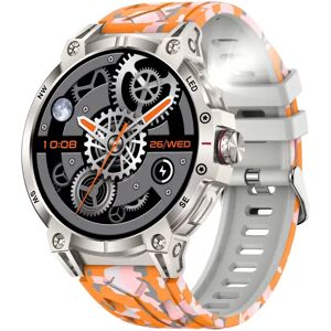 INF Montre Intelligente Multifonctionnelle avec Écran AMOLED et Suivi de Santé Avancé Gris + Orange - Publicité INF Montre Intelligente Multifonctionnelle avec Écran AMOLED et Suivi de Santé Avancé Gris + Orange - Publicité