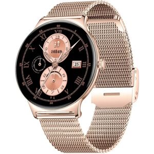 INF Montre Intelligente Multifonctionnelle avec Bluetooth et Suivi de Santé Or - Publicité INF Montre Intelligente Multifonctionnelle avec Bluetooth et Suivi de Santé Or - Publicité