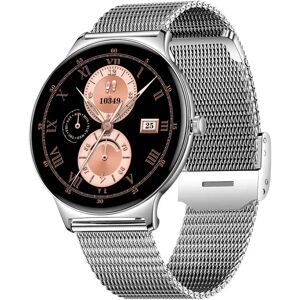INF Montre Intelligente Multifonctionnelle avec Bluetooth et Suivi de Santé Argent - Publicité INF Montre Intelligente Multifonctionnelle avec Bluetooth et Suivi de Santé Argent - Publicité