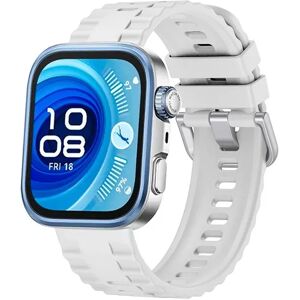 INF Bracelet en silicone compatible avec Huawei Fit 4 Pro - Confort et style pour votre montre connectée Blanc - Publicité INF Bracelet en silicone compatible avec Huawei Fit 4 Pro - Confort et style pour votre montre connectée Blanc - Publicité