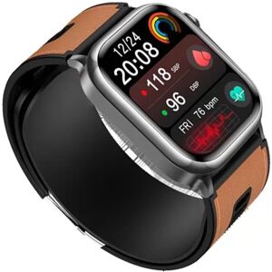 INF Smart Watch - 2.06 inch AMOLED Full Touch Smartwatch with BLE 5.3, IP67, 530mAh Battery, Magnetic Charging, NFC - Marron - Publicité INF Smart Watch - 2.06 inch AMOLED Full Touch Smartwatch with BLE 5.3, IP67, 530mAh Battery, Magnetic Charging, NFC - Marron - Publicité