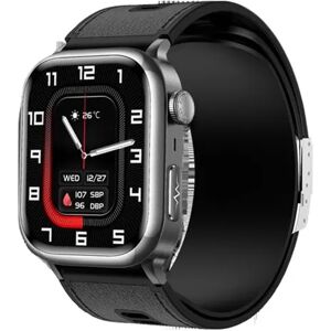 INF Smart Watch - 2.06 inch AMOLED Full Touch Smartwatch with BLE 5.3, IP67, 530mAh Battery, Magnetic Charging, NFC - Le noir - Publicité INF Smart Watch - 2.06 inch AMOLED Full Touch Smartwatch with BLE 5.3, IP67, 530mAh Battery, Magnetic Charging, NFC - Le noir - Publicité