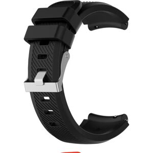 INF Bracelet de remplacement en silicone pour Samsung Gear S3, Huawei Watch 2 Pro et Pebble Time Le noir 22 mm - Publicité INF Bracelet de remplacement en silicone pour Samsung Gear S3, Huawei Watch 2 Pro et Pebble Time Le noir 22 mm - Publicité
