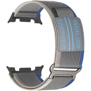 INF Bracelet en nylon tressé bleu-gris compatible avec Samsung Watch 8 - Publicité INF Bracelet en nylon tressé bleu-gris compatible avec Samsung Watch 8 - Publicité