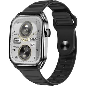 INF Montre Connectée AMOLED 1,93" avec Appel Bluetooth compatible avec l'application GloryFit Le noir - Publicité INF Montre Connectée AMOLED 1,93" avec Appel Bluetooth compatible avec l'application GloryFit Le noir - Publicité