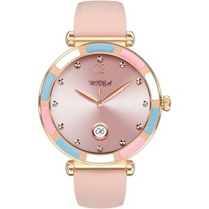 INF Montre Intelligente Multifonctionnelle avec Appel Bluetooth et Suivi de la Santé Or rose - Publicité INF Montre Intelligente Multifonctionnelle avec Appel Bluetooth et Suivi de la Santé Or rose - Publicité