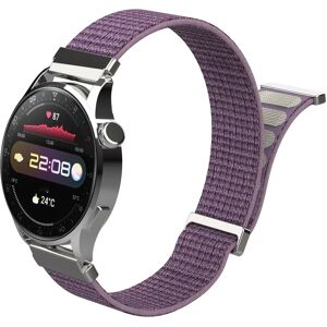 INF Bracelet de montre en nylon 20 mm avec boucle en métal, compatible avec Huawei Watch GT5/GT3 - Violet - Publicité INF Bracelet de montre en nylon 20 mm avec boucle en métal, compatible avec Huawei Watch GT5/GT3 - Violet - Publicité