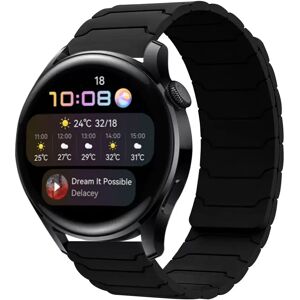 INF Bracelet de montre magnétique en silicone compatible avec Samsung Watch 5/6/7, Huawei GT3/4/5 et Amazfit - 20/22mm Le noir 20 mm - Publicité INF Bracelet de montre magnétique en silicone compatible avec Samsung Watch 5/6/7, Huawei GT3/4/5 et Amazfit - 20/22mm Le noir 20 mm - Publicité