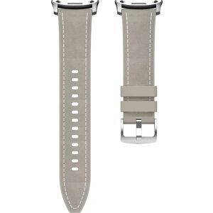 INF Bracelet en silicone texturé cuir style officiel compatible avec Samsung Watch 8 & Classic Gris - Publicité INF Bracelet en silicone texturé cuir style officiel compatible avec Samsung Watch 8 & Classic Gris - Publicité