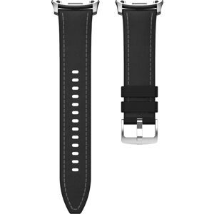 INF Bracelet en silicone texturé cuir style officiel compatible avec Samsung Watch 8 & Classic Le noir - Publicité INF Bracelet en silicone texturé cuir style officiel compatible avec Samsung Watch 8 & Classic Le noir - Publicité