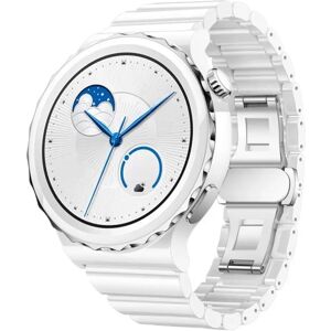 INF Bracelet de montre en céramique 20mm - Compatible avec Huawei GT5Pro/Buds & Samsung Galaxy Watch Series Argent + Blanc - Publicité INF Bracelet de montre en céramique 20mm - Compatible avec Huawei GT5Pro/Buds & Samsung Galaxy Watch Series Argent + Blanc - Publicité