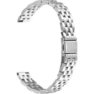 INF Élégant bracelet de montre à cinq rangées en acier inoxydable compatible avec Garmin Lily 2 Argent - Publicité INF Élégant bracelet de montre à cinq rangées en acier inoxydable compatible avec Garmin Lily 2 Argent - Publicité