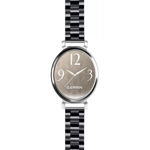 INF Bracelet de montre à trois perles en acier inoxydable compatible avec Garmin Lily 2 - 14mm Le noir - Publicité INF Bracelet de montre à trois perles en acier inoxydable compatible avec Garmin Lily 2 - 14mm Le noir - Publicité