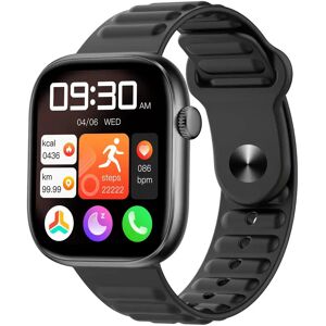 INF Montre Intelligente Multifonctionnelle avec Appel Bluetooth, Suivi de la Fréquence Cardiaque et du Sommeil, compatible avec Le noir - Publicité INF Montre Intelligente Multifonctionnelle avec Appel Bluetooth, Suivi de la Fréquence Cardiaque et du Sommeil, compatible avec Le noir - Publicité