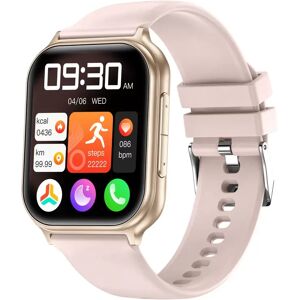 INF Montre Connectée Multifonctionnelle avec Suivi de Santé et Support d'Appel Bluetooth Rose - Publicité INF Montre Connectée Multifonctionnelle avec Suivi de Santé et Support d'Appel Bluetooth Rose - Publicité