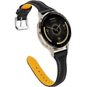 INF Bracelet de montre en cuir fin en forme de T compatible avec Garmin Venu 3S/Huawei GT4/5/6 41MM/42MM Le noir - Publicité INF Bracelet de montre en cuir fin en forme de T compatible avec Garmin Venu 3S/Huawei GT4/5/6 41MM/42MM Le noir - Publicité