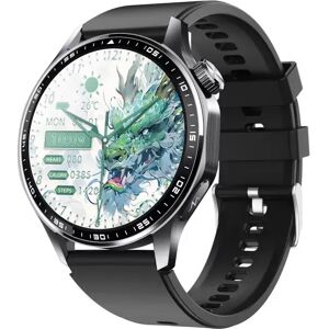 INF Montre connectée avec ECG, moniteur de fréquence cardiaque, pression artérielle et podomètre Bracelet en silicone noir - Publicité INF Montre connectée avec ECG, moniteur de fréquence cardiaque, pression artérielle et podomètre Bracelet en silicone noir - Publicité