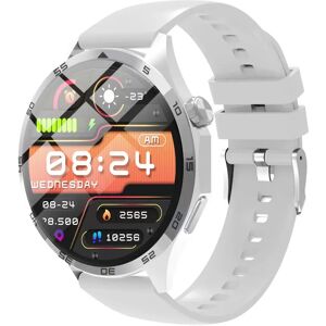 INF Montre Connectée Multifonctionnelle : Appels Bluetooth, Moniteur de Fréquence Cardiaque et Cadran Personnalisable Argent - Publicité INF Montre Connectée Multifonctionnelle : Appels Bluetooth, Moniteur de Fréquence Cardiaque et Cadran Personnalisable Argent - Publicité