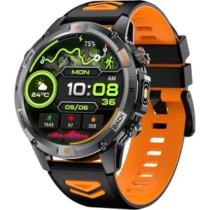 INF Montre Intelligente Multifonctionnelle avec Moniteur de Fréquence Cardiaque, Pression Artérielle et Sommeil compatible avec Noir + Orange - Publicité INF Montre Intelligente Multifonctionnelle avec Moniteur de Fréquence Cardiaque, Pression Artérielle et Sommeil compatible avec Noir + Orange - Publicité