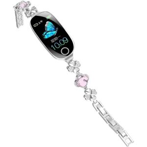 INF Montre connectée compatible with Joeme Fit - Suivi fréquence cardiaque, SpO2, pression artérielle (non médical), IP67, Argent - Publicité INF Montre connectée compatible with Joeme Fit - Suivi fréquence cardiaque, SpO2, pression artérielle (non médical), IP67, Argent - Publicité
