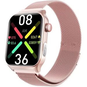 INF Montre Connectée compatible with Heart Rate, Blood Pressure, SpO2 Monitoring - JL7013A Chip, Bluetooth 5.3, IP76 Water Or rose - Publicité INF Montre Connectée compatible with Heart Rate, Blood Pressure, SpO2 Monitoring - JL7013A Chip, Bluetooth 5.3, IP76 Water Or rose - Publicité