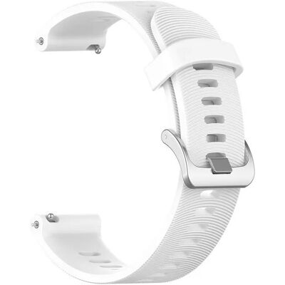 Bracelet en silicone blanc INF pour Garmin Forerunner 245 - Publicité Bracelet en silicone blanc INF pour Garmin Forerunner 245 - Publicité