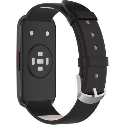 INF - B4 - Cuir véritable - Noir - Watch Strap - Publicité INF - B4 - Cuir véritable - Noir - Watch Strap - Publicité